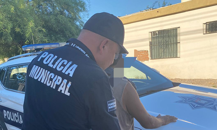 Aprehenden a joven por intentar herir a su papá en la colonia El Sahuaro