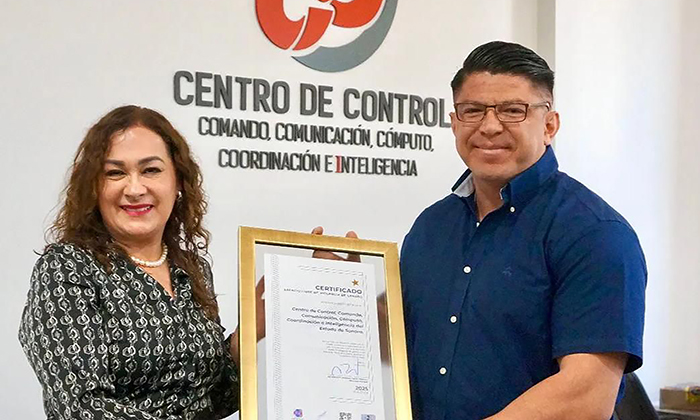 Certifican al C5i como sitio de cero tolerancia a la violencia; La firma Hermas SC