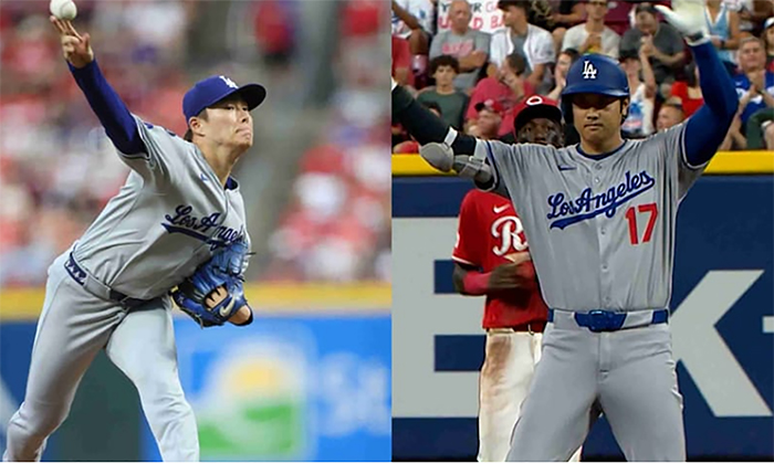 Poder nipón impulsa a Dodgers sobre Rojos;  Se imponen por 5-2