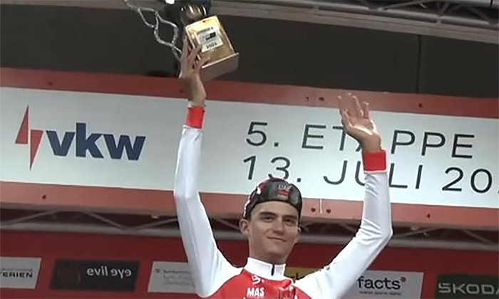 Se corona Isaac del Toro en Tour de Austria; Pone en alto el nombre de México