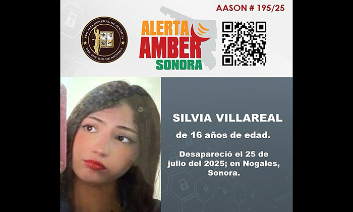 SE ACTIVA ALERTA AMBER DE SILVIA VILLAREAL