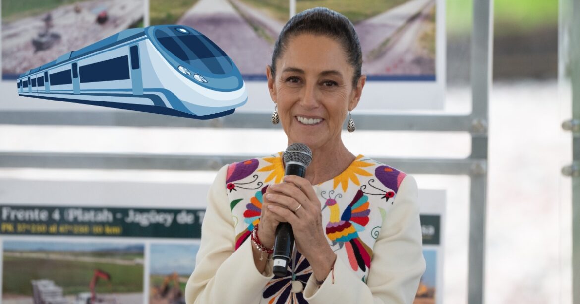 Con 4% de Avance, Sheinbaum Estima que el Tren Pachuca-AIFA Estará Listo a Mediados de 2027
