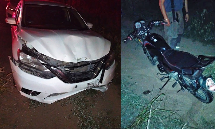 Deja dos heridos choque en carretera a Ures
