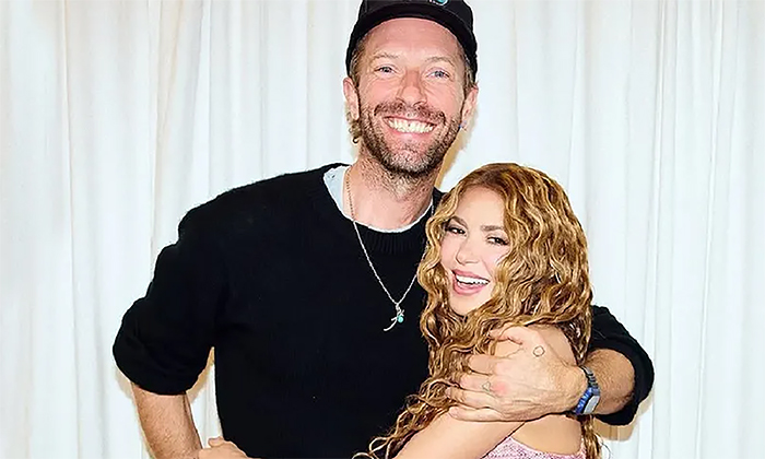 Especulan relación entre Shakira y Chirs Martin