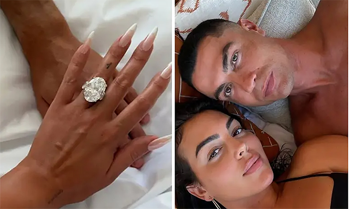 Se comprometen Georgina Rodríguez y Cristiano Ronaldo tras una década de relación