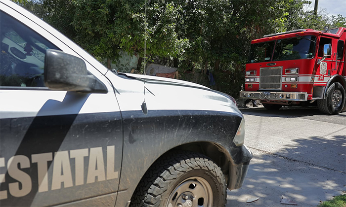 Deja incendio de vivienda daños materiales en la colonia Adolfo López Mateos