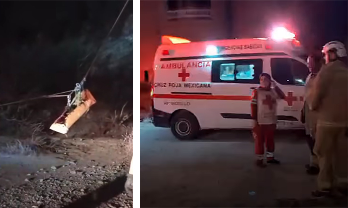 Rescatan a mujer en Cerro de la Cementera