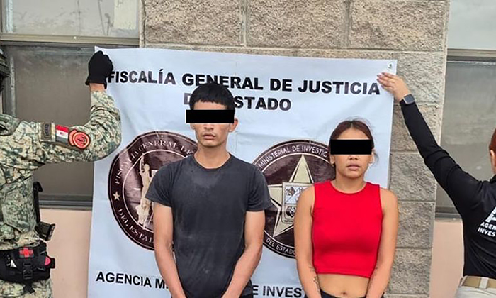 Capturan a pareja de narcomenudistas durante cateo en la Nuevo Hermosillo
