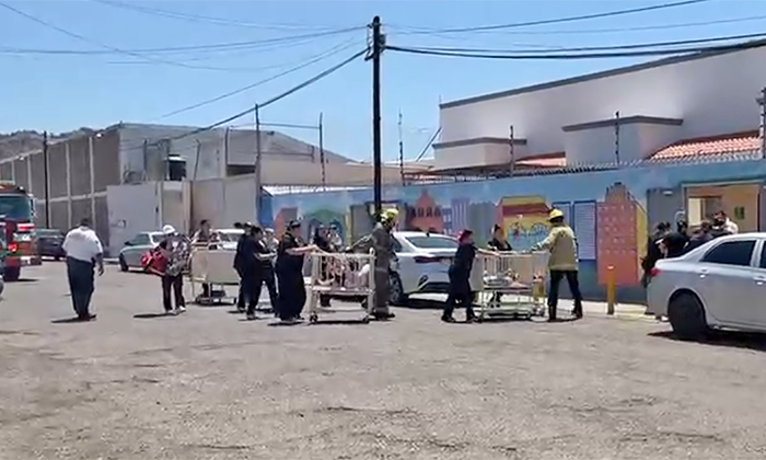Evacuan a niños de guardería en la colonia Centro