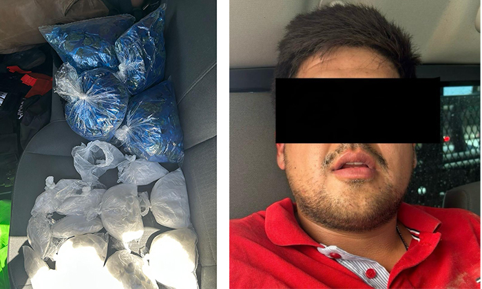 Termina persecución en aparatoso choque en la colonia El Sahuaro