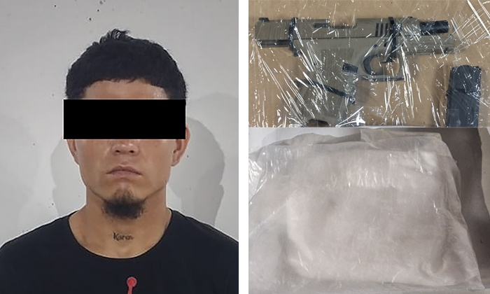 Ponen tras las rejas a joven pistolero en la colonia Las Arboledas