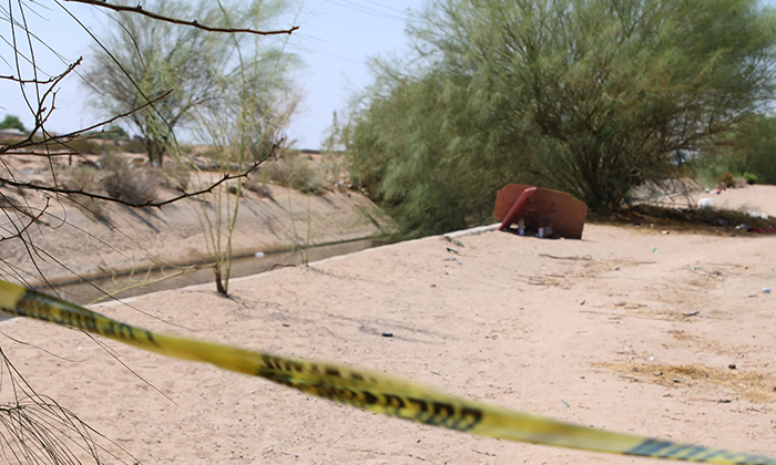 Encuentra a niña de tres años flotando en canal en San Luis Río Colorado