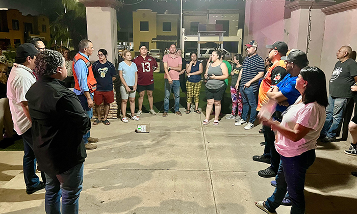Gobierno Municipal cuantifica daños en San Lorenzo junto a vecinos del sector