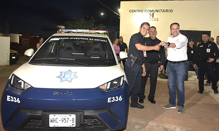 Entrega Toño Astiazarán Centro de Respuesta Inmediata; Refuerza seguridad