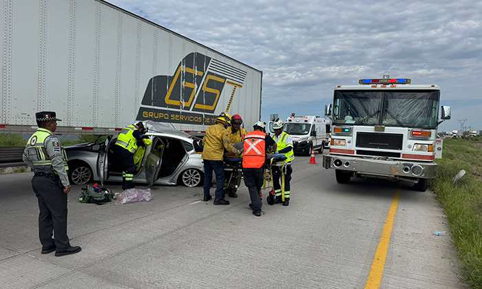Choque deja a exbeisbolista herido en la carretera Hermosillo-Guaymas