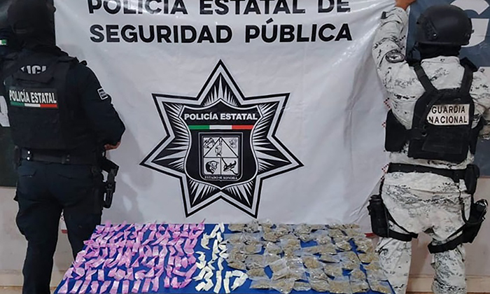 Aseguran 654 envoltorios con droga en Ciudad Obregón