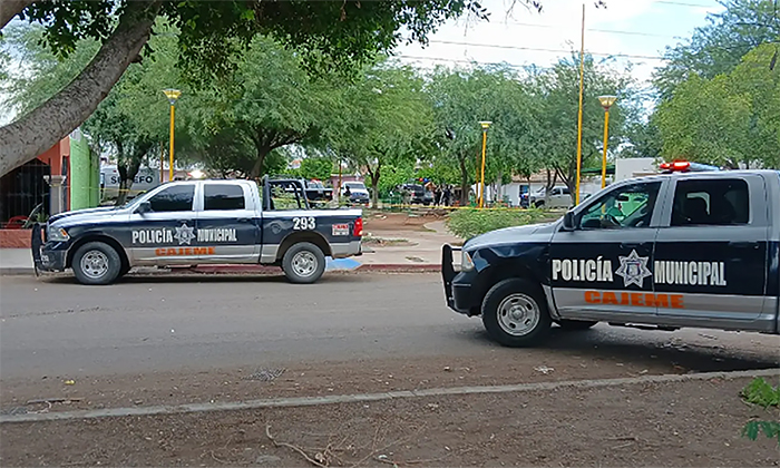 Abandonan “entamalado” en parque en Ciudad Obregón