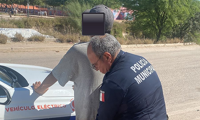 Detienen tras persecución a asaltante en la colonia Puerta del Rey