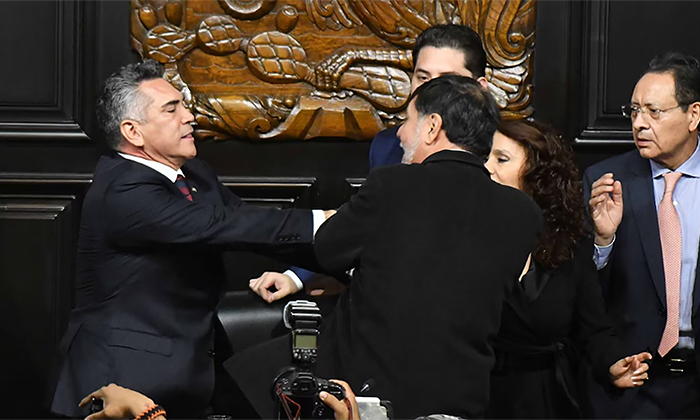 Alito y Noroña protagonizan zafarrancho en la última sesión de la Comisión Permanente