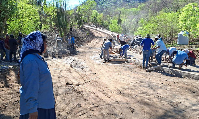 Invierten INPI y SICT 68 mdp en caminos artesanales en beneficio del pueblo Guarijío