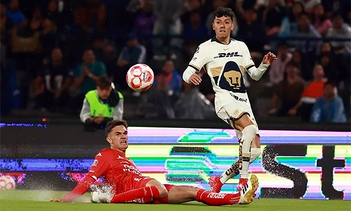 Pumas y Necaxa igualan a un gol