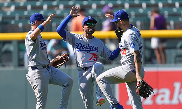 Dodgers domina 9-5 a Rockies de Colorado
