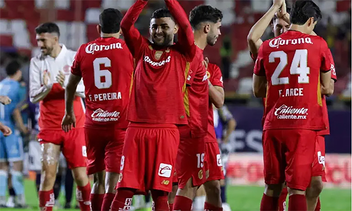 Doblega Toluca 3-1 a Atlético de San Luis; Regresa a senda del triunfo