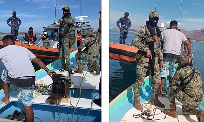 Denuncian pescadores abusos de Marina tras impresionante operativo