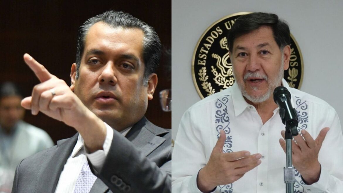 Confrontación entre Noroña, Sergio Gutiérrez Luna y Ricardo Monreal por “Alito” Moreno en el Congreso