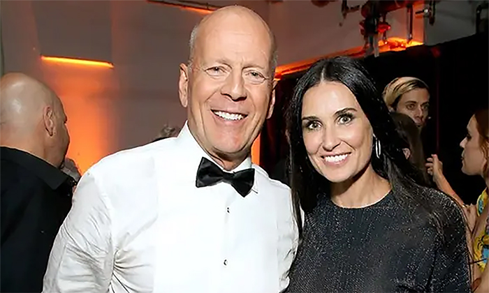 Demi Moore apoya a esposa de Bruce Willis tras ingresarlo a casa de cuidados especiales