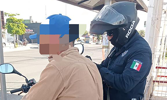 Detienen a sujeto por propinar golpiza a su pareja en la colonia Olivares