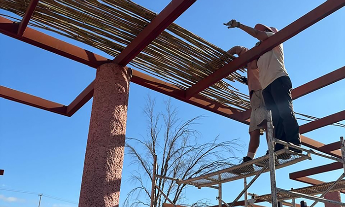 Construirán palapas con material de carrizo en el bosque urbano La Sauceda