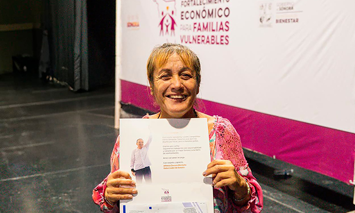 Entrega apoyo bimestral a familias vulnerables; La Secretaría del Bienestar
