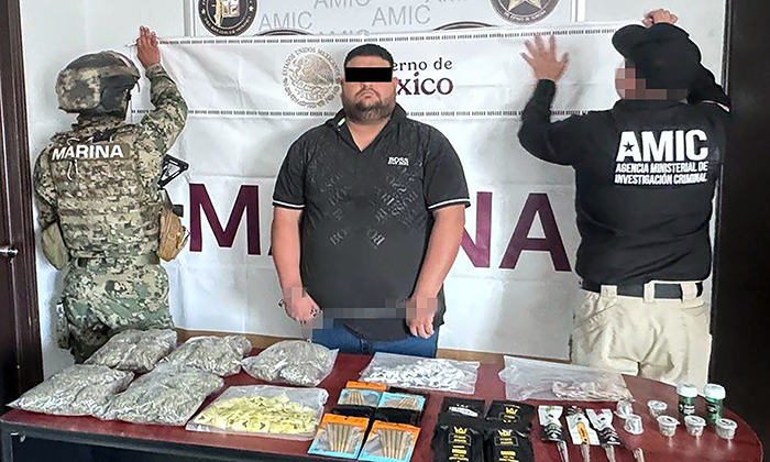 Atrapan a “tirador” con 381 dosis de droga en Puerto Peñasco