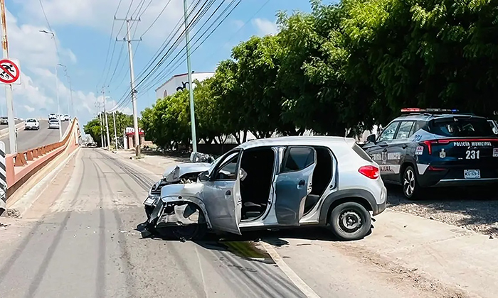 Se registra fuerte ‘encontronazo’ en Ciudad Obregón