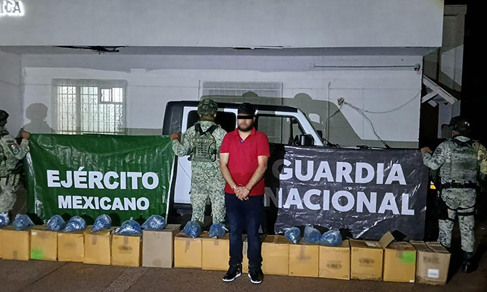 Aseguran 72 mil cigarros con mariguana en Nogales