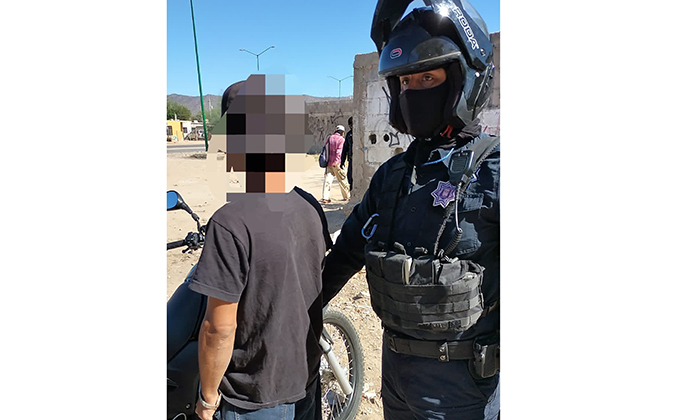 Capturan a maleante armado En la zona del Parque Industrial
