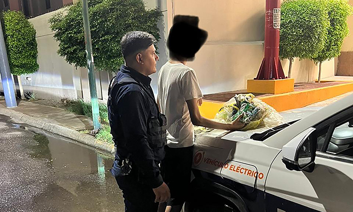 Capturan a cuatro presuntos narcomenudistas; Agentes de la Policía Preventiva