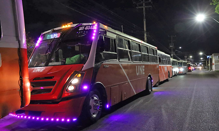 Habrá camiones gratis la noche de El Grito; Se dispondrá de 24 rutas
