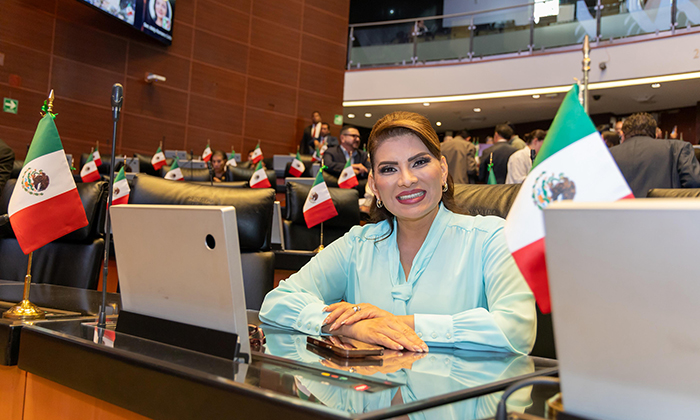 Resalta senadora logros de Claudia Sheinbaum