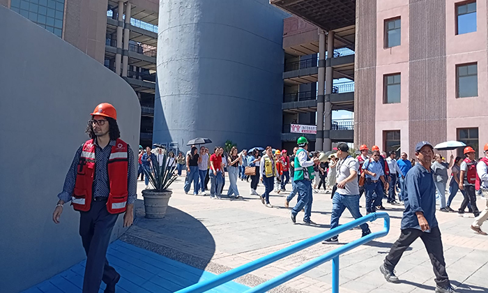 Tiene simulacro récord de participación