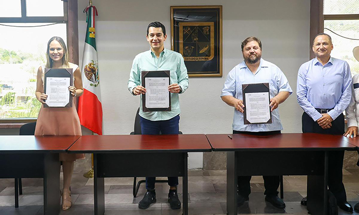 Firman memorando de entendimiento con empresa de EU; Autoridades estatales