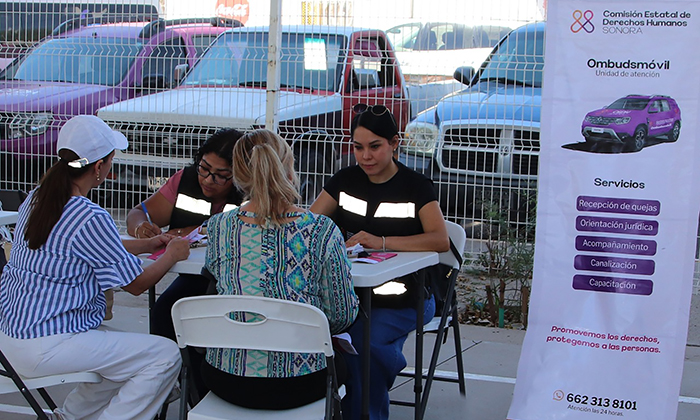Ofrece CEDH casi 3 mil servicios en el Ombudsmóvil