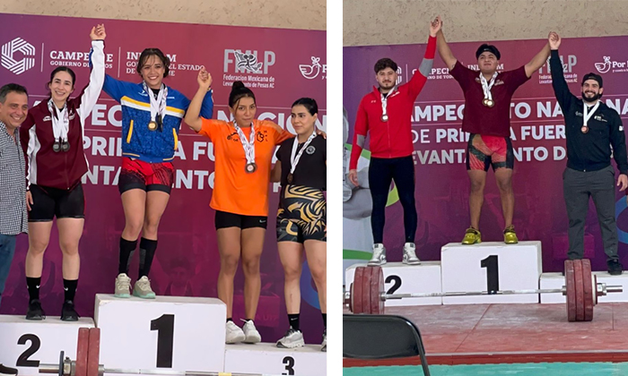 Pesistas de Sonora logran 11 medallas en Campeonato Nacional de Primera Fuerza