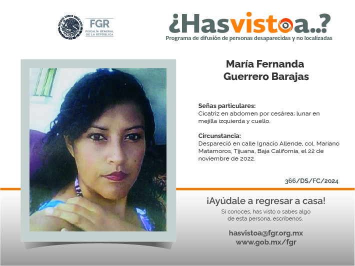 ¿Has visto a: Lizeth Berenice López Flores?