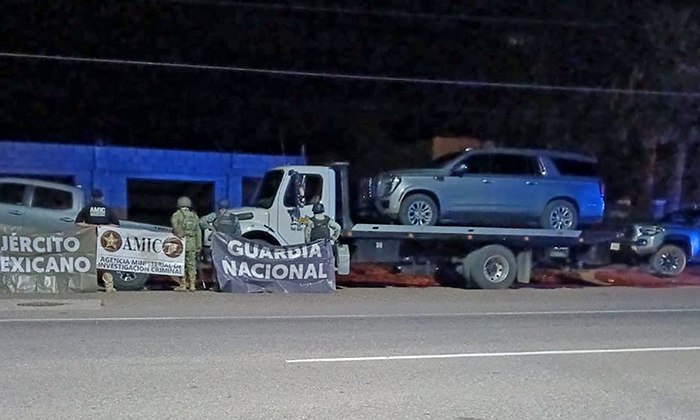 Aseguran vehículos con reporte de robo en la carretera de Altar