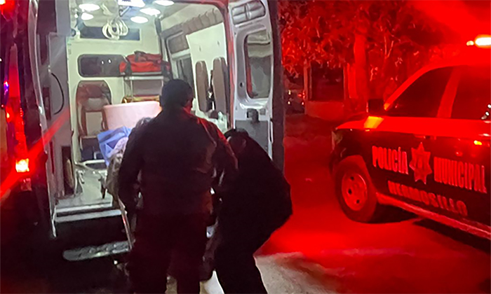 Balea sujeto a un joven en una pierna en el ejido El Tazajal