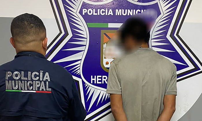 Amenaza a su exmujer con un tubo y lo arrestan en la comisaría Miguel Alemán