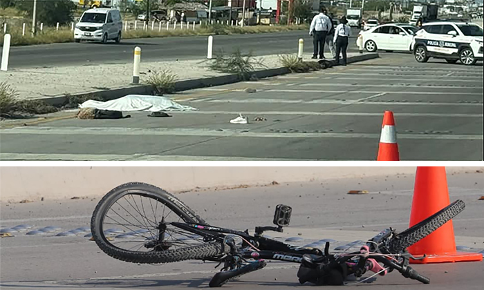 Muere mujer en choque con tráiler en la salida sur de la ciudad