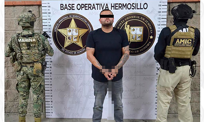 Capturan a objetivo prioritario en Nogales en operativo conjunto AMIC–Semar